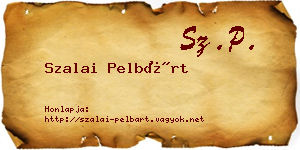 Szalai Pelbárt névjegykártya